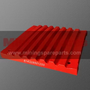 C125B Fixed Jaw Plate For Jaw Crusher 814328501200