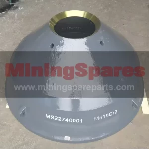 TRIO17039804 Bowl Liner and TRIO17039815 Mantle For TP600 Shorthead Cone crusher