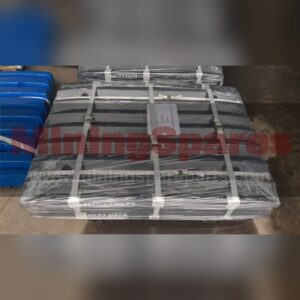 Metso C106 jaw plate stock on pallet - MiningSpares warehouse