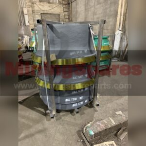 CH440 H4800 cone crusher wear parts concave 442.8421 and mantle B 442.7230 Mn18Cr2