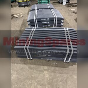 QJ341 jaw crusher wear parts swing jaw corrugated J2950000 and stationary jaw plate 400.0436